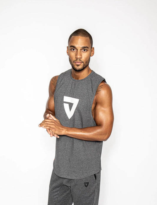 VIA FORTIS STATEMENT TANK TOP GREY Baumwolle